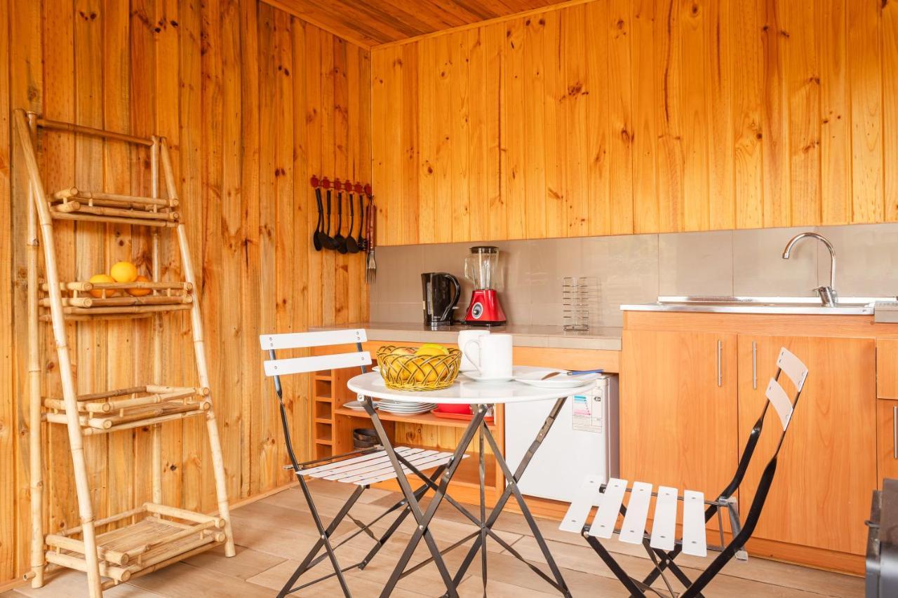 Cabana En Tunquen Con Parrilla, Fogon, Piscina Y Bosque Eksteriør billede
