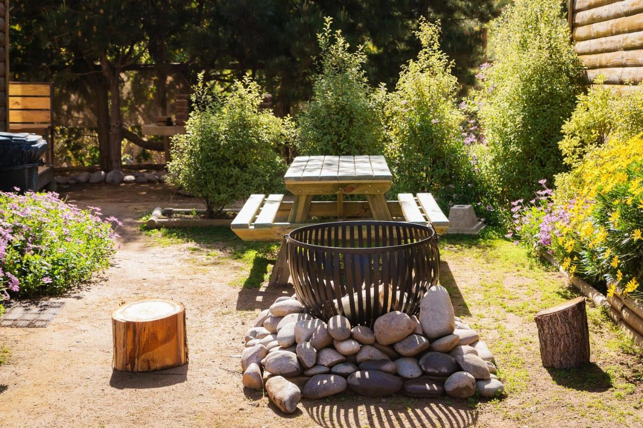 Cabana En Tunquen Con Parrilla, Fogon, Piscina Y Bosque Eksteriør billede