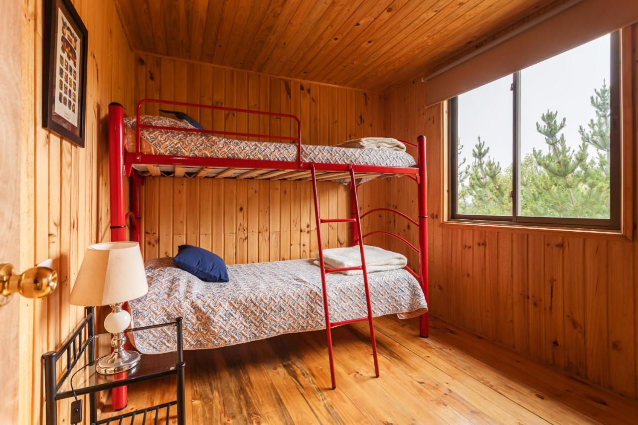 Cabana En Tunquen Con Parrilla, Fogon, Piscina Y Bosque Eksteriør billede