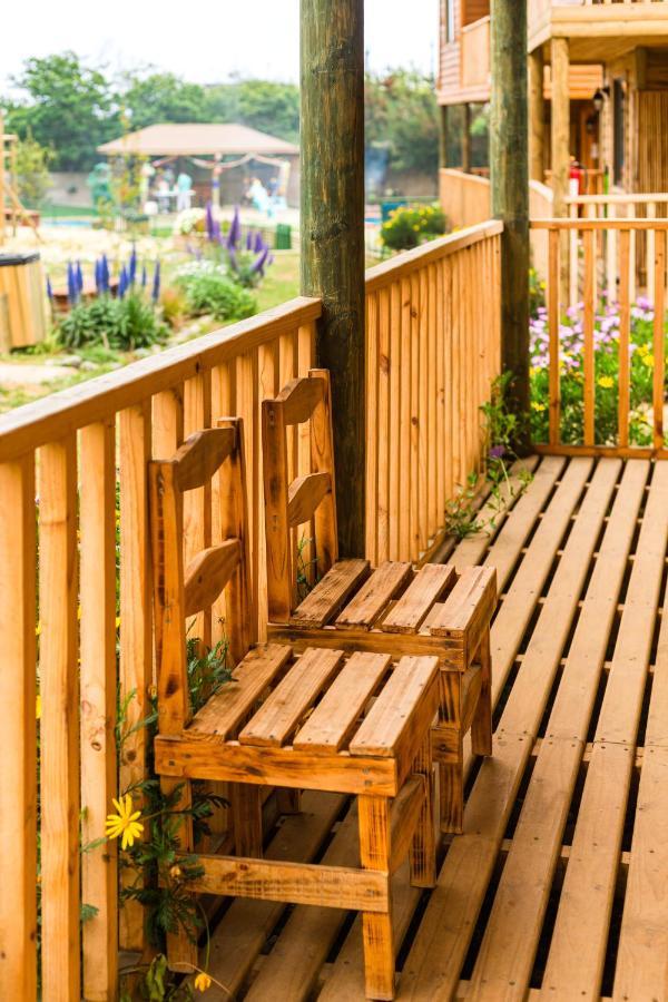 Cabana En Tunquen Con Parrilla, Fogon, Piscina Y Bosque Eksteriør billede
