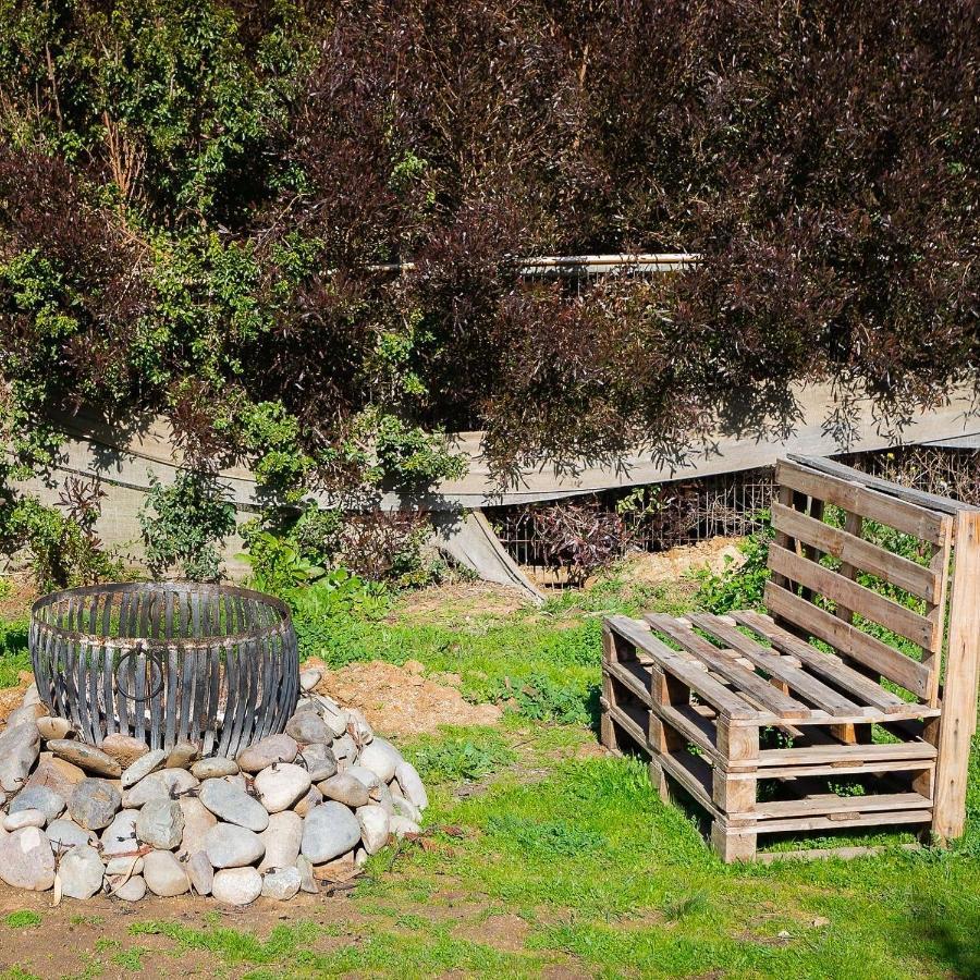Cabana En Tunquen Con Parrilla, Fogon, Piscina Y Bosque Eksteriør billede